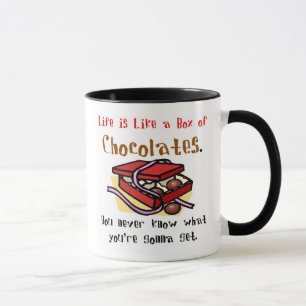 Life is Like a Box of Chocolates.  Mug
