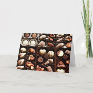 Life is like a box of chocolates sweet dessert holiday card