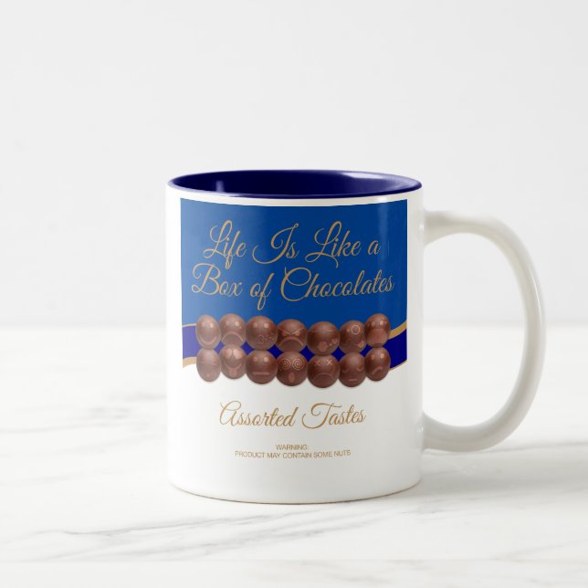 Life Is Like a Box of Chocolates Two-Tone Coffee Mug (Right)