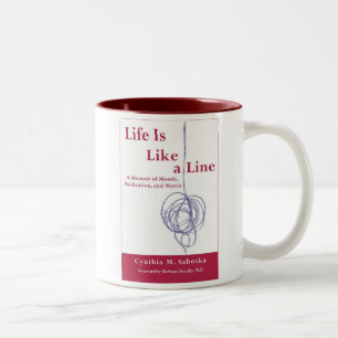 Life Is Like a Line Authentic Bipolar Mug