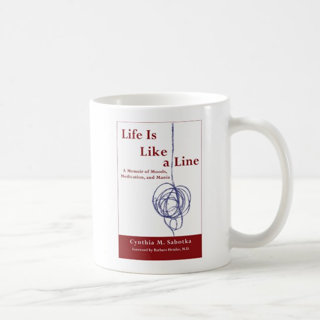 Life Is Like a Line Coffee Mug (Right)