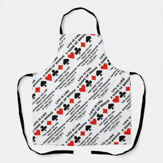 Life Is Like Game Of Bridge Determinism Free Will Apron