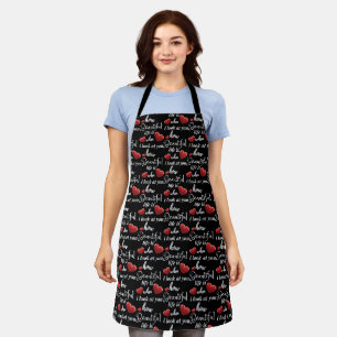 life is nice when I look at you Apron