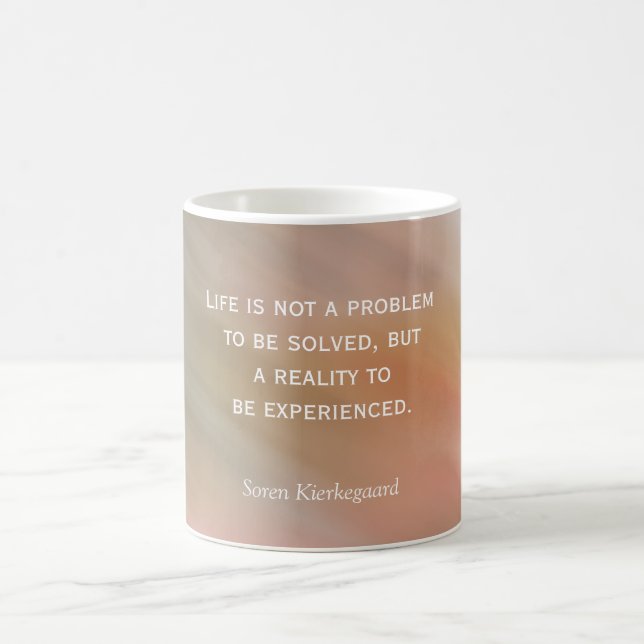 Life is not a problem - coffee mug (Center)
