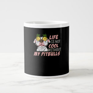 Life is not cool without my BITBULLS Large Coffee Mug
