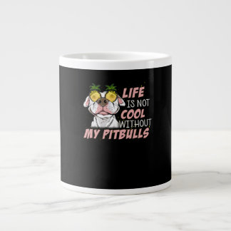 Life is not cool without my BITBULLS Large Coffee Mug