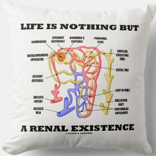 Life Is Nothing But A Renal Existence (Nephron) Cushion