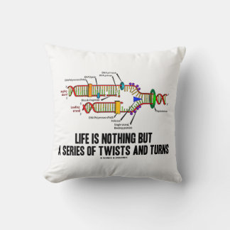 Life Is Nothing But A Series Of Twists And Turns Cushion