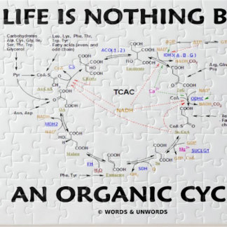 Life Is Nothing But An Organic Cycle Krebs Cycle Jigsaw Puzzle