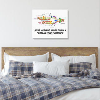 Life Is Nothing More Than A Cutting Edge Existence Canvas Print