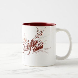 Life is Now Two-Tone Coffee Mug
