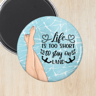 Life is Short - Cruise Ship Decor Door Marker Magnet