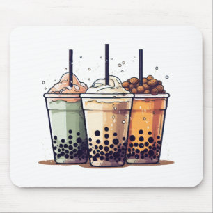 Life is short, drink the boba mouse mat