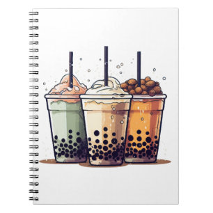 Life is short, drink the boba notebook