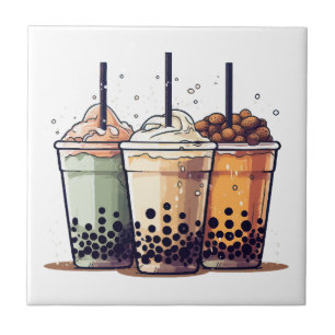 Life is short, drink the boba tile