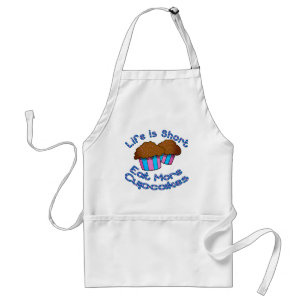 Life is Short, Eat More Cupcakes! Standard Apron