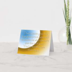 Life is Short (Encouraging Note Cards) Card