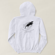 Life is short. Swim your dog! Black Dog Hoodie