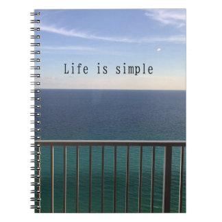 Life is simple notebook