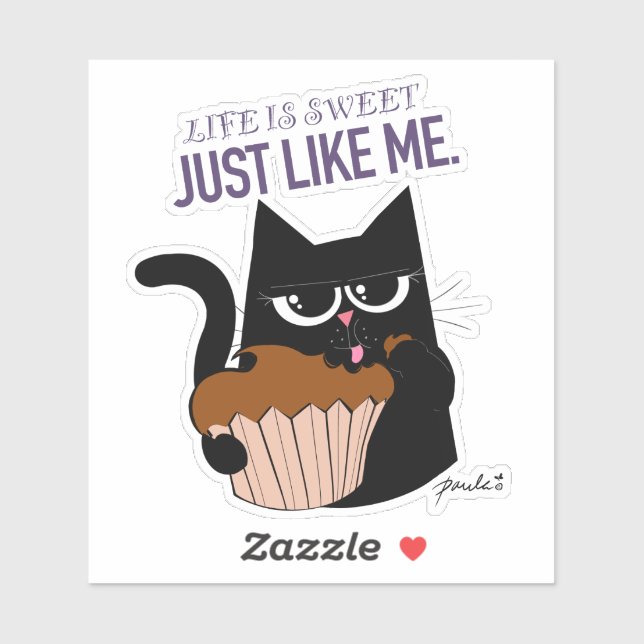 Life Is Sweet – 4” Custom Cut Sticker (Sheet)