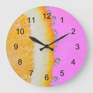 Life is sweet and Sour Large Clock