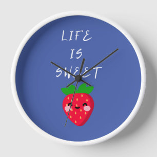 life is sweet  clock