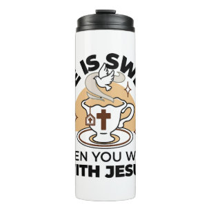 Life Is Sweet with Jesus – Christian Faith Tea Cup