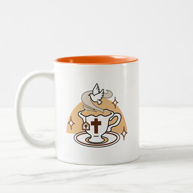 Life Is Sweet with Jesus – Christian Faith Tea Cup (Left)