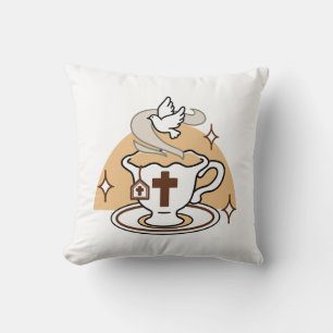 Life Is Sweet with Jesus – Christian Faith Tea Cup Cushion