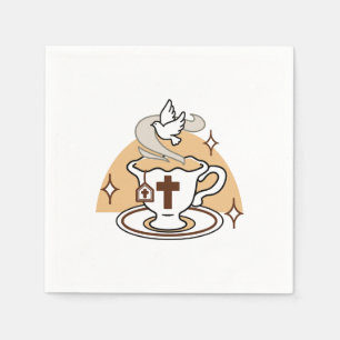 Life Is Sweet with Jesus – Christian Faith Tea Cup Napkin