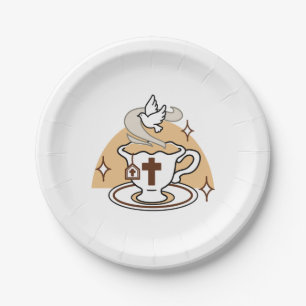 Life Is Sweet with Jesus – Christian Faith Tea Cup Paper Plate