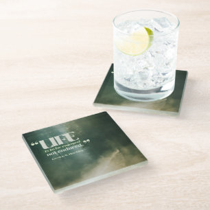 Life Is To Be Enjoyed Glass Coaster