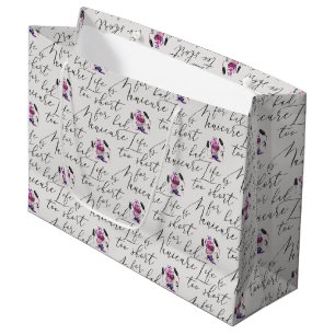 Life Is Too Short For A Bad Manicure Pattern Large Gift Bag