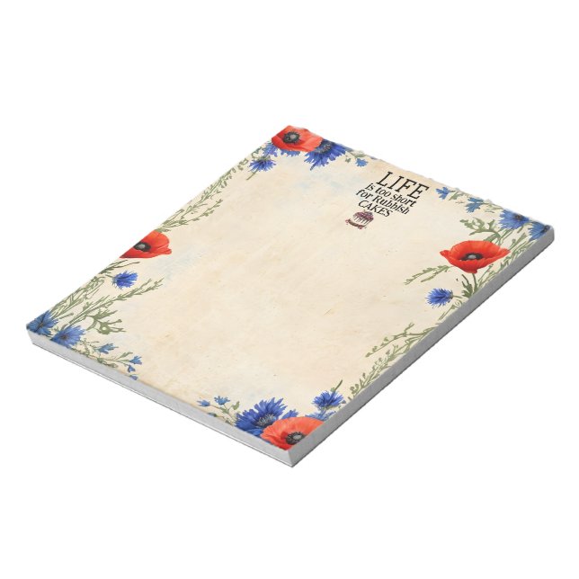 LIFE Is Too Short Notepad (Rotated)