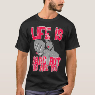 Life Is Tough But So Are You For Pansexual Convers T-Shirt