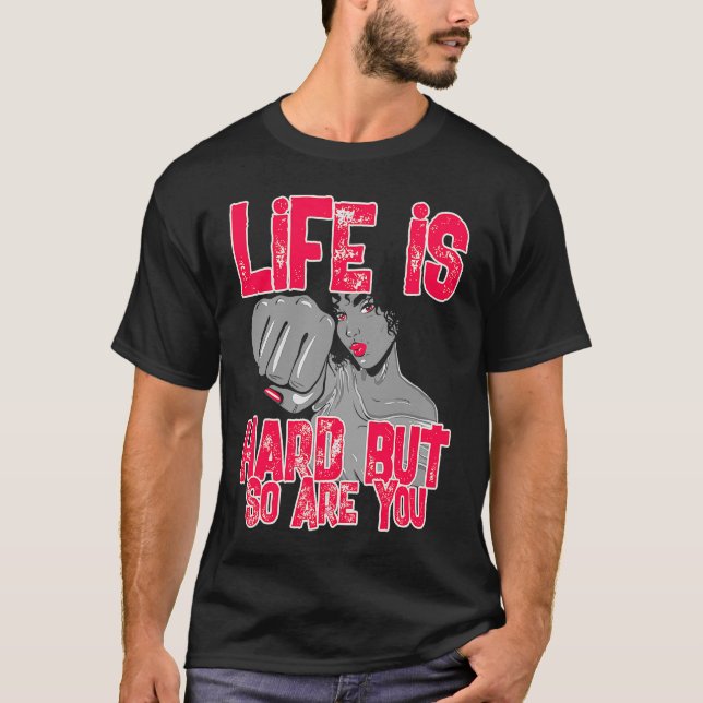 Life Is Tough But So Are You For Pansexual Convers T-Shirt (Front)