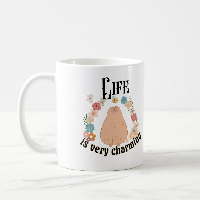 Life is very Charming.w Coffee Mug (Left)
