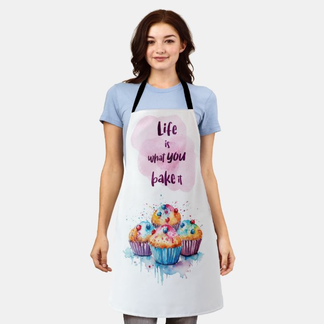 Life Is What You Bake It Apron (Worn)