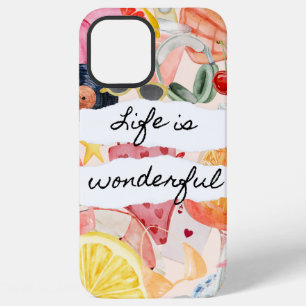 Life Is Wonderful Tropical Summer Aesthetic iPhone 12 Pro Max Case