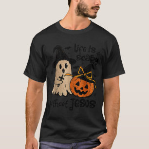 Life Is Y Without Jesus Christian Halloween T-Shirt