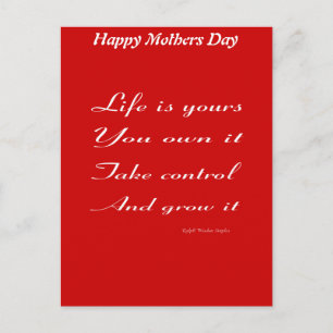 Life is yours postcard