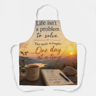 Life isn't a problem to solve apron