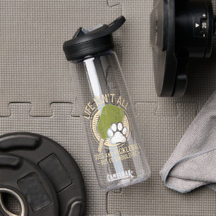 Life Isn't All Dogs And Pickleball Water Bottle