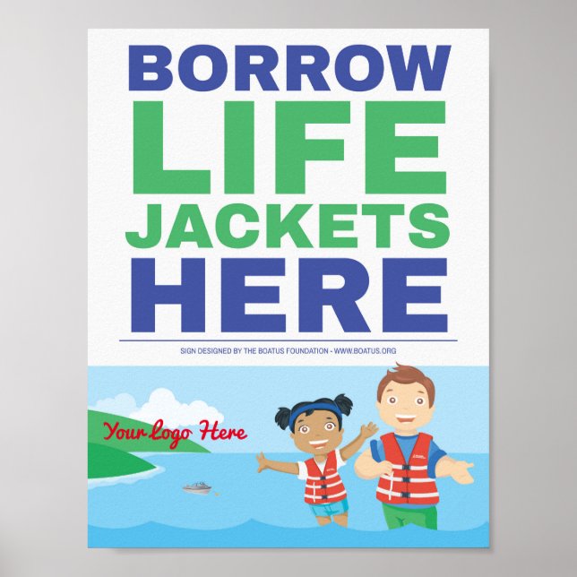 Life Jacket Loaner Poster (Front)