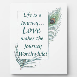 Life Journey Love Worthwhile Vintage Plaque