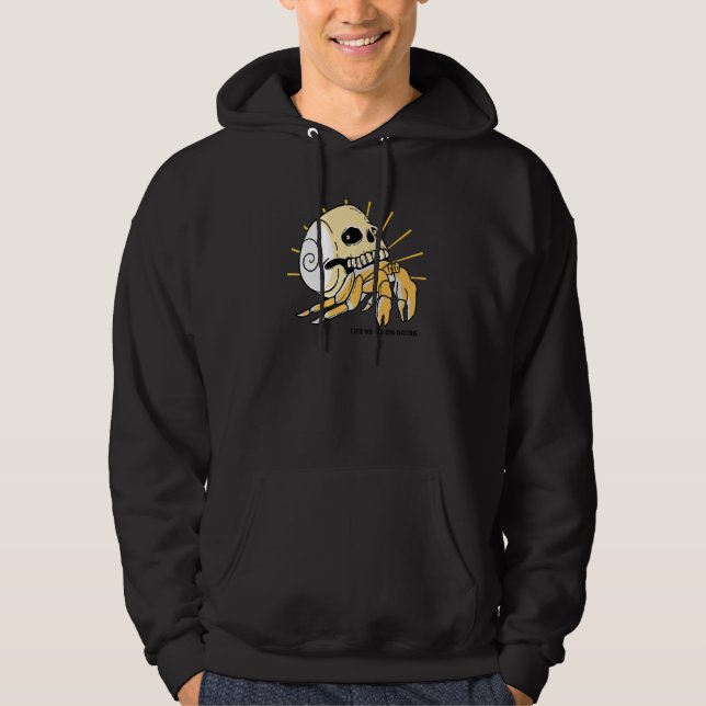 Life Keeps On Going Skull Hoodie (Front)