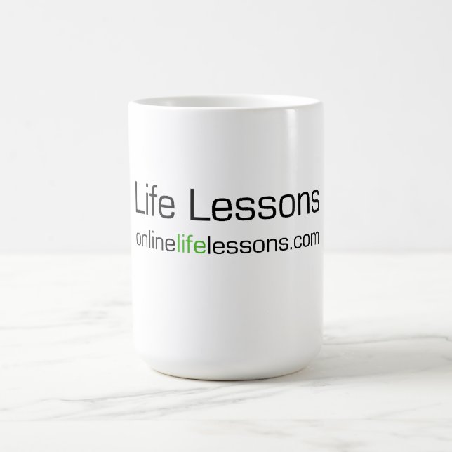 Life Lessons Coffee Mug (Center)