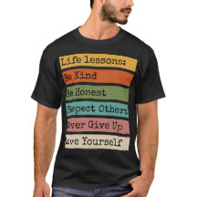 Life Lessons Motivational T-Shirt