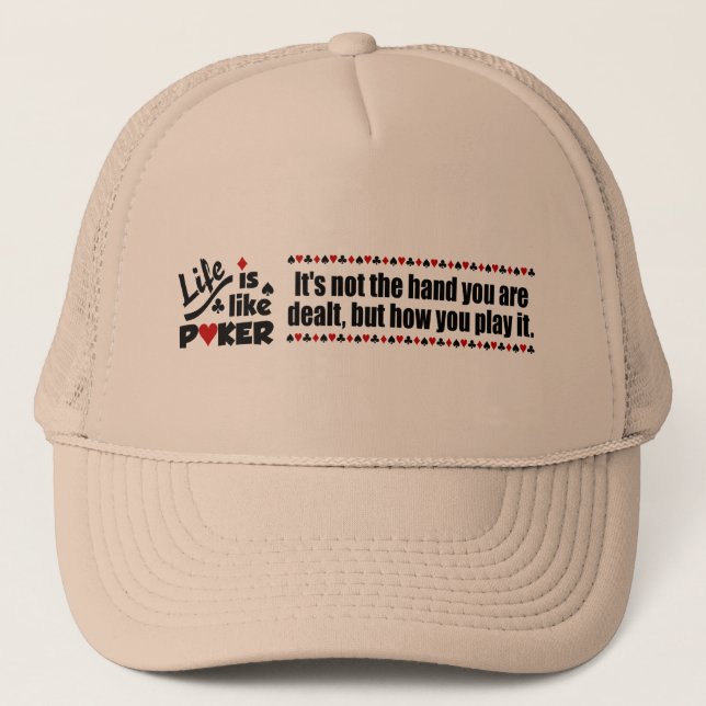 Life Like Poker hat (Front)