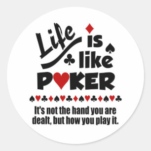 Life Like Poker stickers